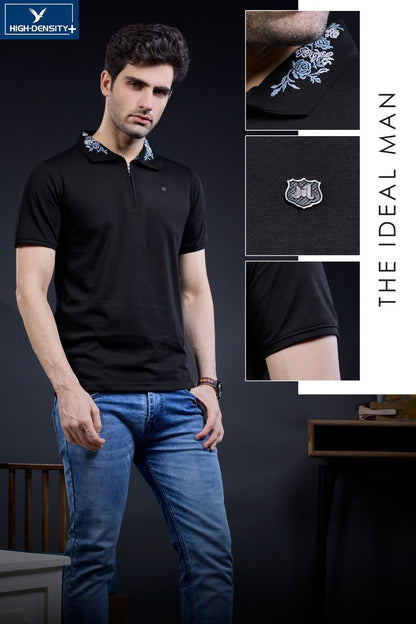 Vol 7387 To 7394 High Density Canvas Interlock Mens Tshirts Wholesaler India