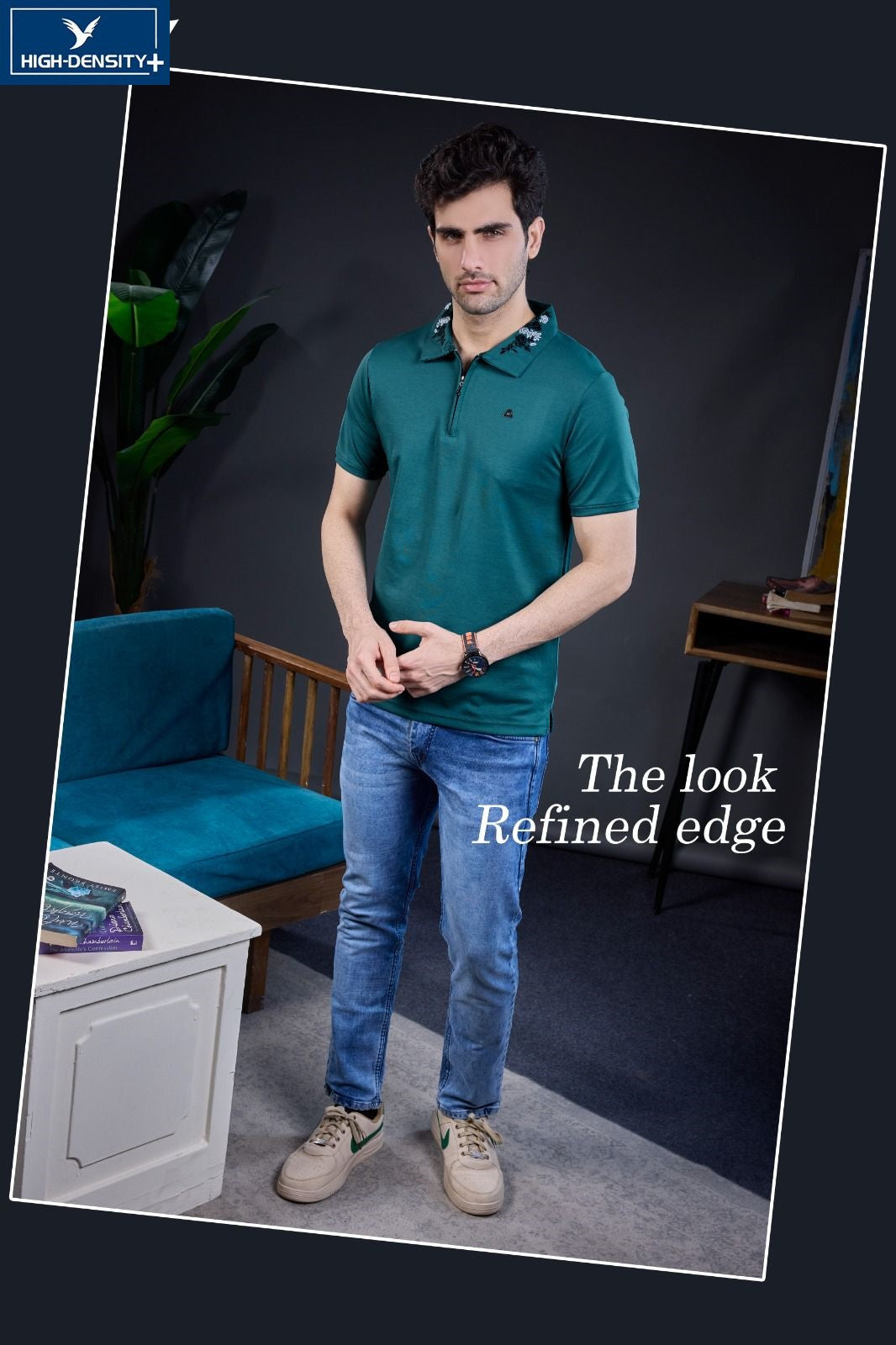 Vol 7387 To 7394 High Density Canvas Interlock Mens Tshirts Wholesaler India
