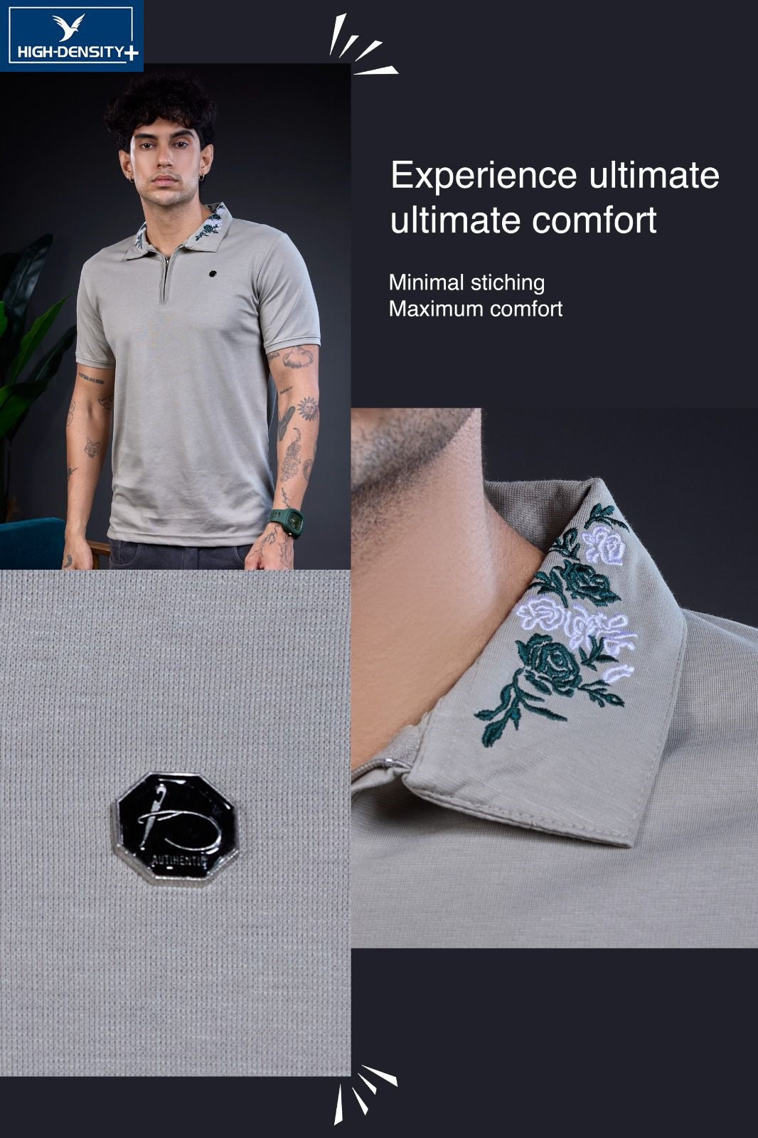 Vol 7387 To 7394 High Density Canvas Interlock Mens Tshirts Wholesaler India