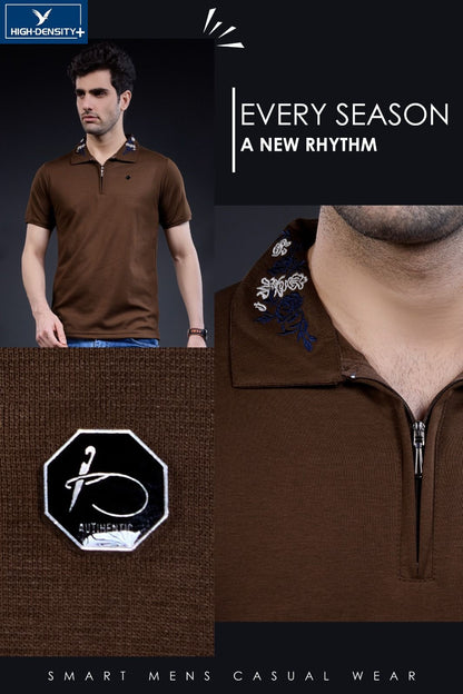 Vol 7387 To 7394 High Density Canvas Interlock Mens Tshirts Wholesaler India