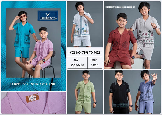 Vol 7395 To 7402 High Density Interlock Boys Co Ord Set Manufacturer