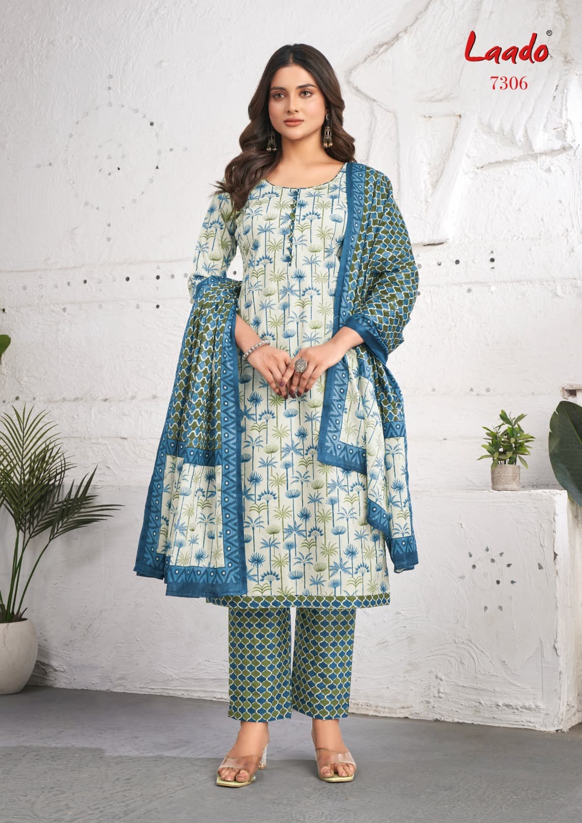 Vol 73 Laado Cotton Dress Material Wholesale Price