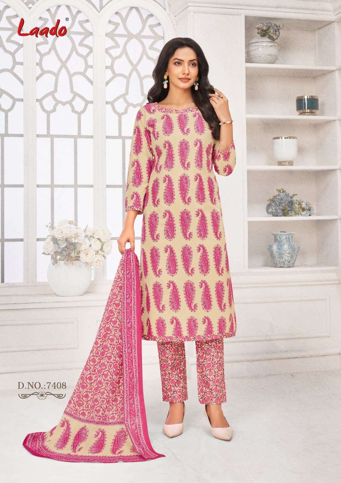 Vol 74 Laado Cotton Dress Material Manufacturer Ahmedabad