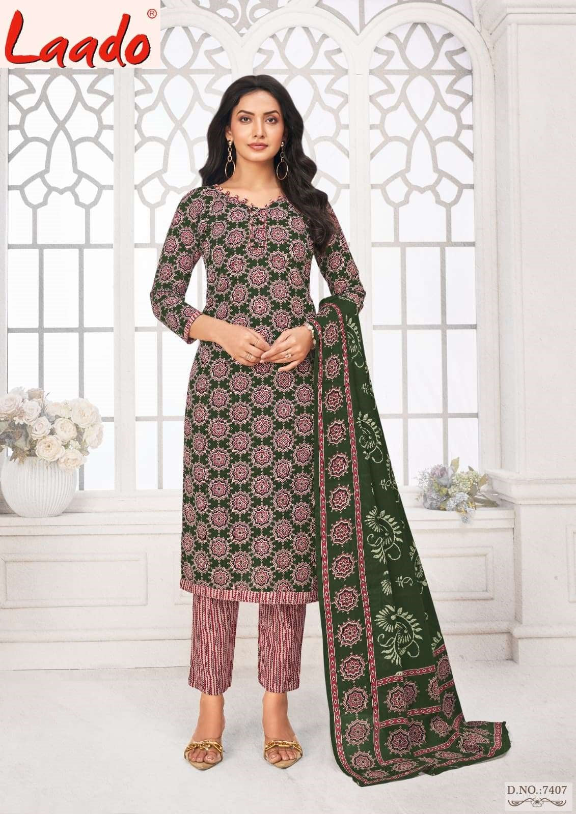 Vol 74 Laado Cotton Dress Material Manufacturer Ahmedabad
