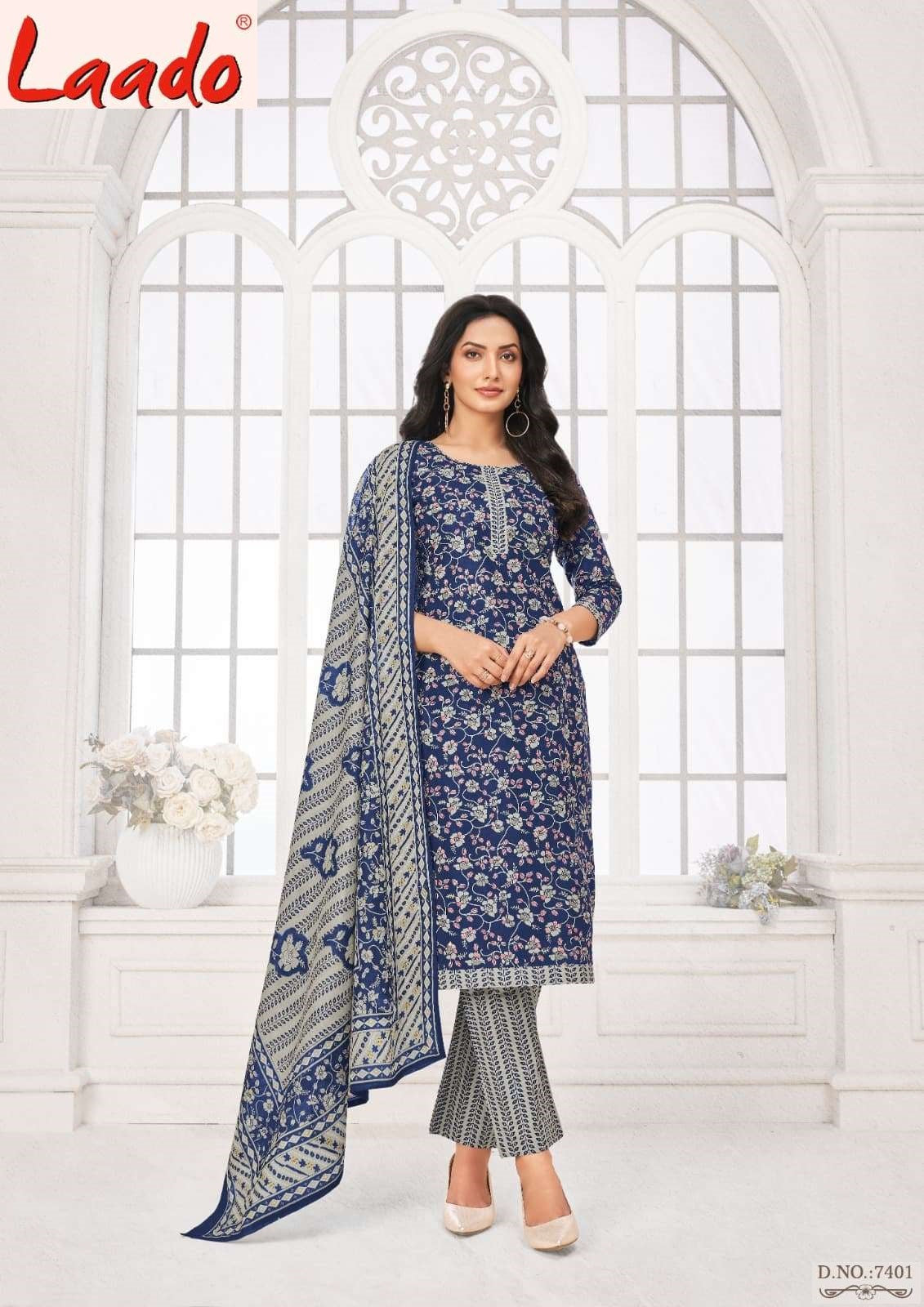 Vol 74 Laado Cotton Dress Material Manufacturer Ahmedabad