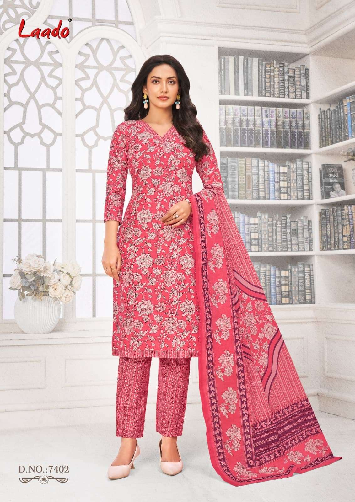 Vol 74 Laado Cotton Dress Material Manufacturer Ahmedabad