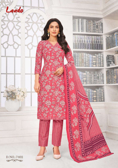 Vol 74 Laado Cotton Dress Material Manufacturer Ahmedabad
