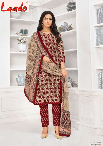 Vol 74 Laado Cotton Dress Material Manufacturer Ahmedabad