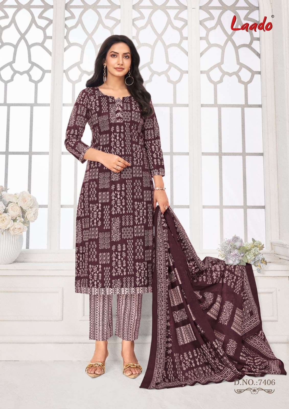 Vol 74 Laado Cotton Dress Material Manufacturer Ahmedabad