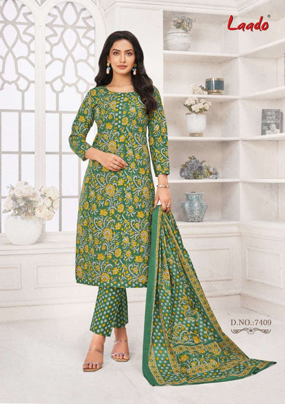 Vol 74 Laado Cotton Dress Material Manufacturer Ahmedabad