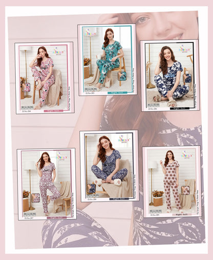 Vol 758 Belly Sinker Pyjama Night Suits Manufacturer India