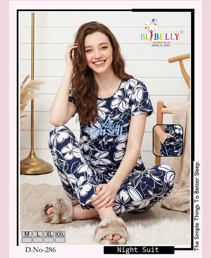 Vol 758 Belly Sinker Pyjama Night Suits Manufacturer India