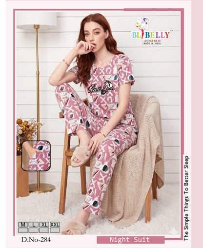 Vol 758 Belly Sinker Pyjama Night Suits Manufacturer India