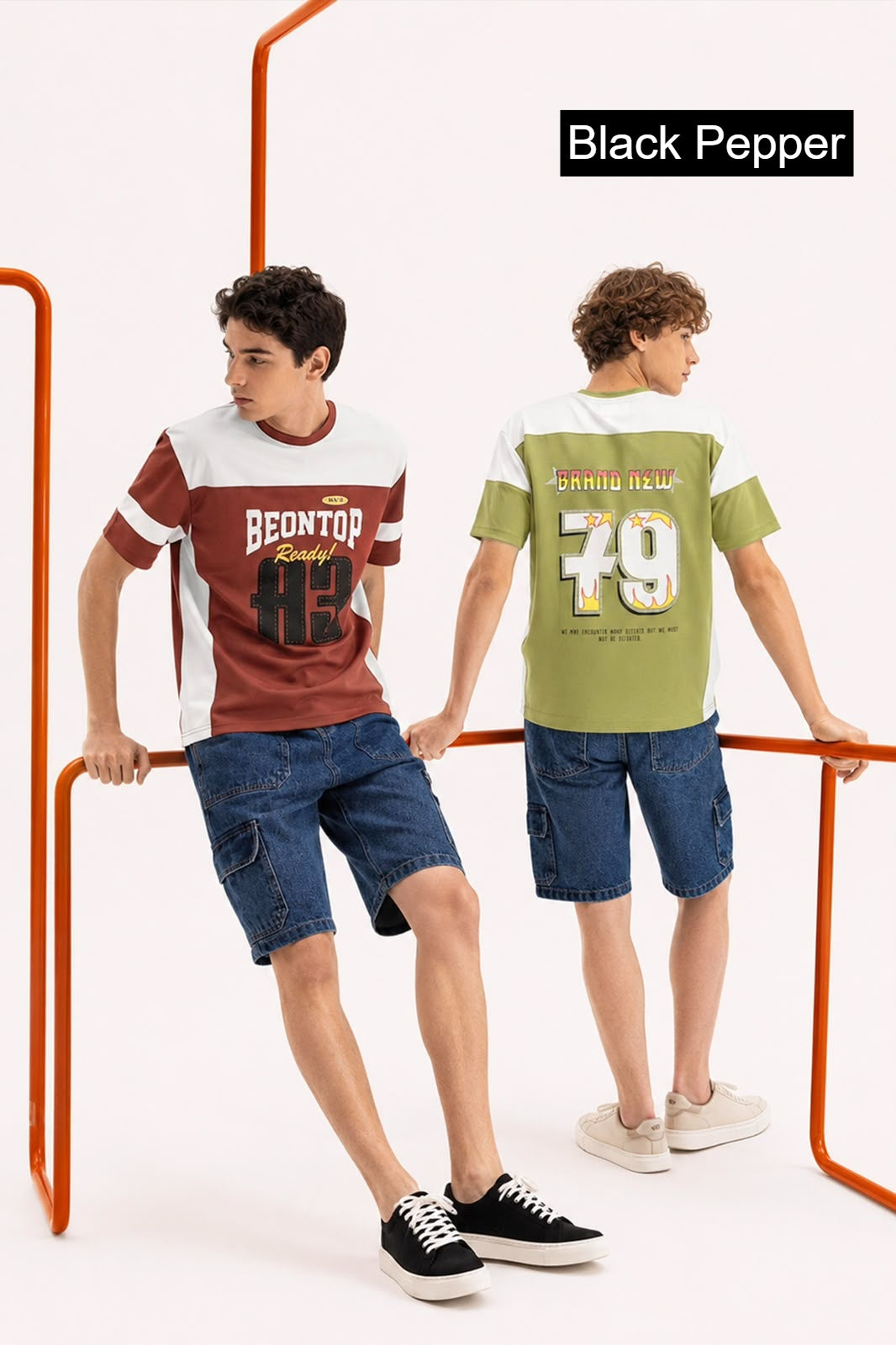 Vol 758 To 765 Oversized Black Pepper Interlock Boys Tshirt Manufacturer India