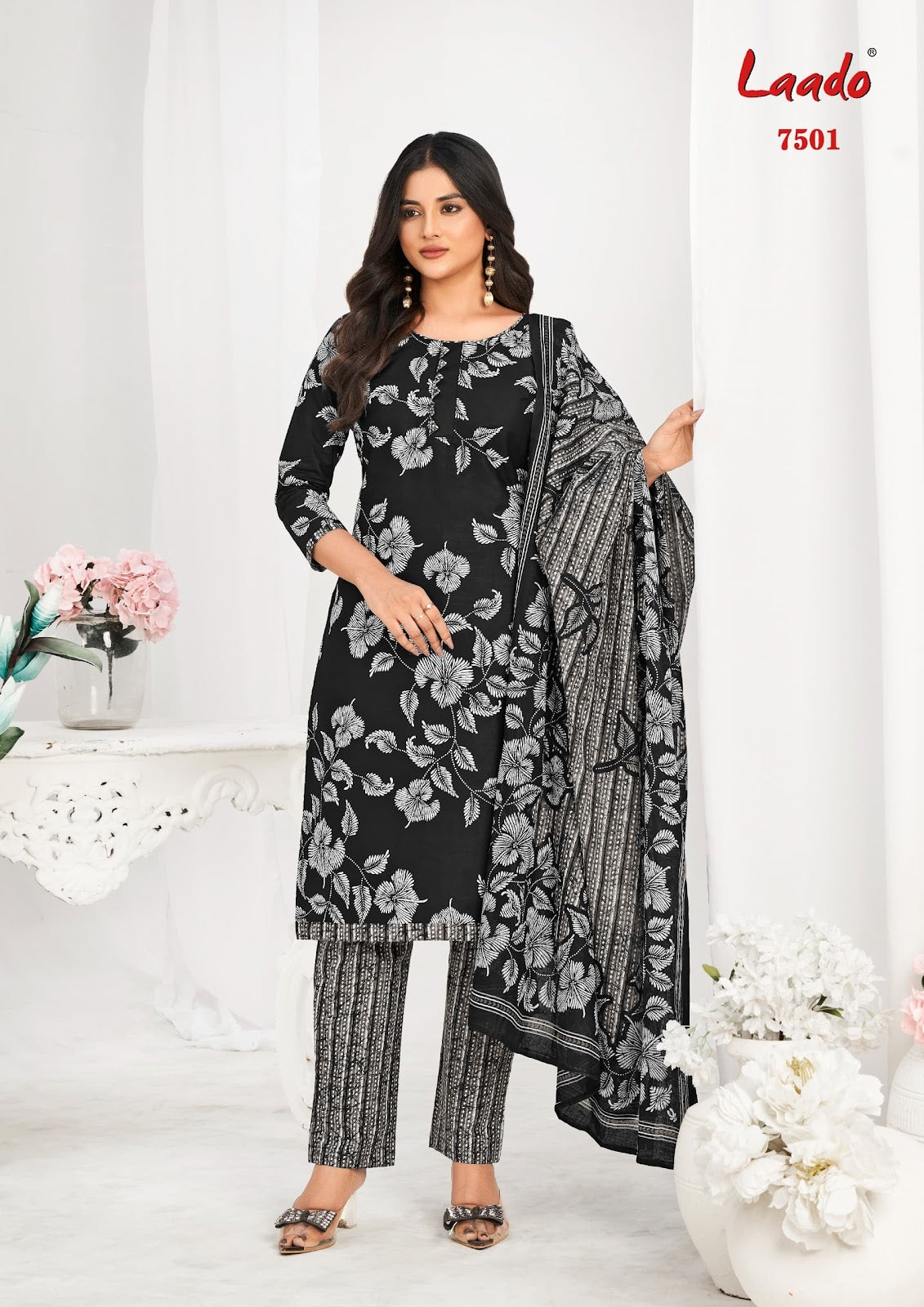 Vol 75 Laado Cotton Dress Material Manufacturer Ahmedabad