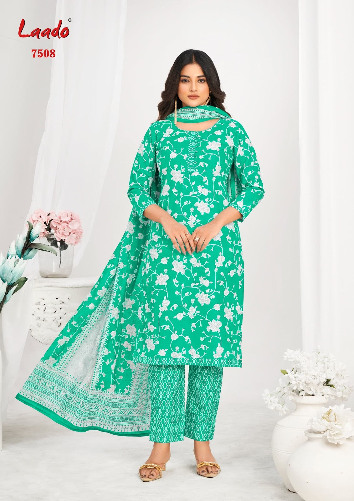 Vol 75 Laado Cotton Dress Material Manufacturer Ahmedabad