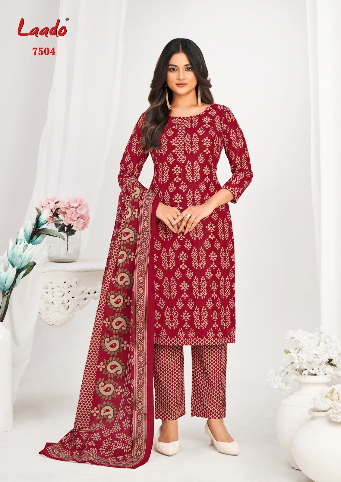 Vol 75 Laado Cotton Dress Material Manufacturer Ahmedabad