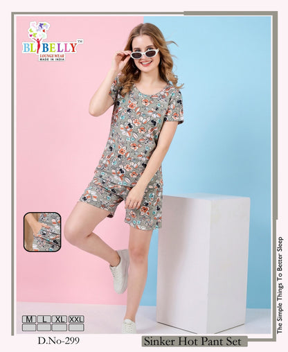 Vol 767 Belly Sinker Shorts Night Suits Wholesale Price