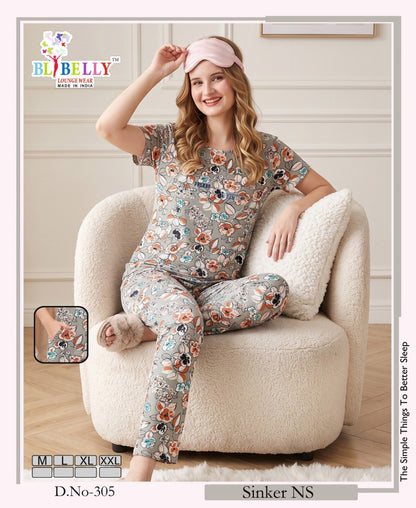 Vol 769 Belly Sinker Pyjama Night Suits Manufacturer Gujarat