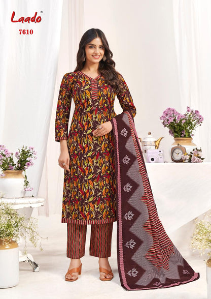 Vol 76 Laado Cotton Dress Material Wholesale