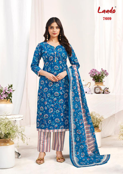 Vol 76 Laado Cotton Dress Material Wholesale