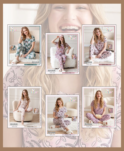 Vol 770 Belly Sinker Pyjama Night Suits Supplier Gujarat