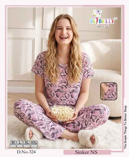 Vol 770 Belly Sinker Pyjama Night Suits Supplier Gujarat