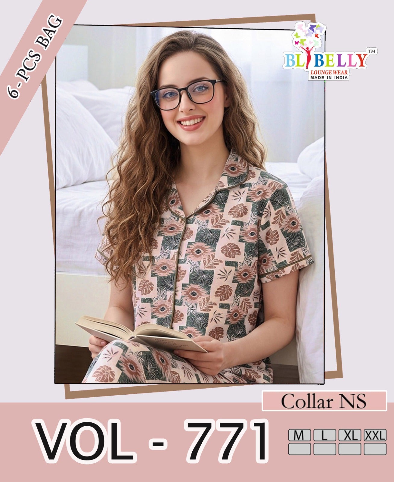 Vol 771 Belly Sinker Collar Night Suits Manufacturer Gujarat