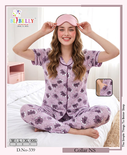 Vol 771 Belly Sinker Collar Night Suits Manufacturer Gujarat
