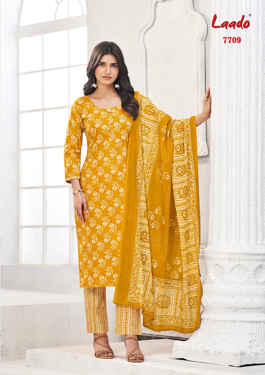 Vol 77 Laado Cotton Dress Material Supplier Gujarat