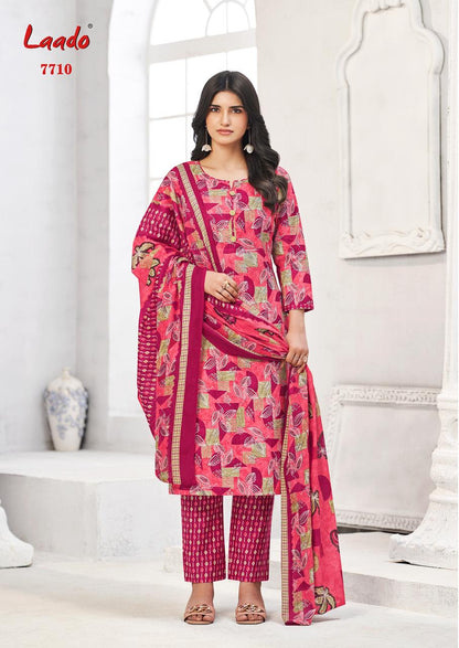 Vol 77 Laado Cotton Dress Material Supplier Gujarat