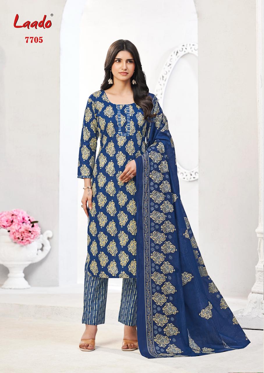 Vol 77 Laado Cotton Dress Material Supplier Gujarat