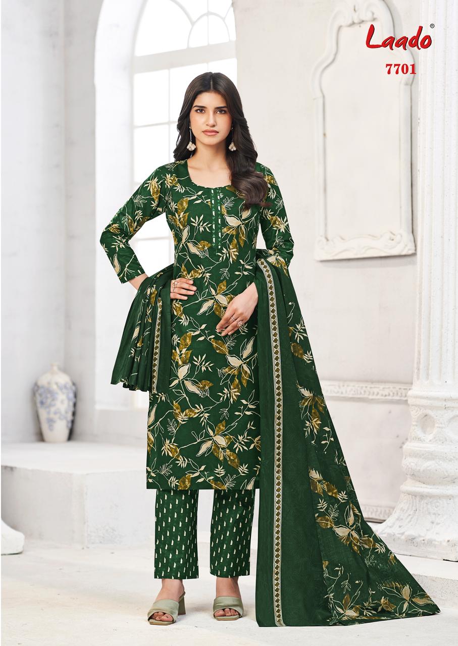 Vol 77 Laado Cotton Dress Material Supplier Gujarat