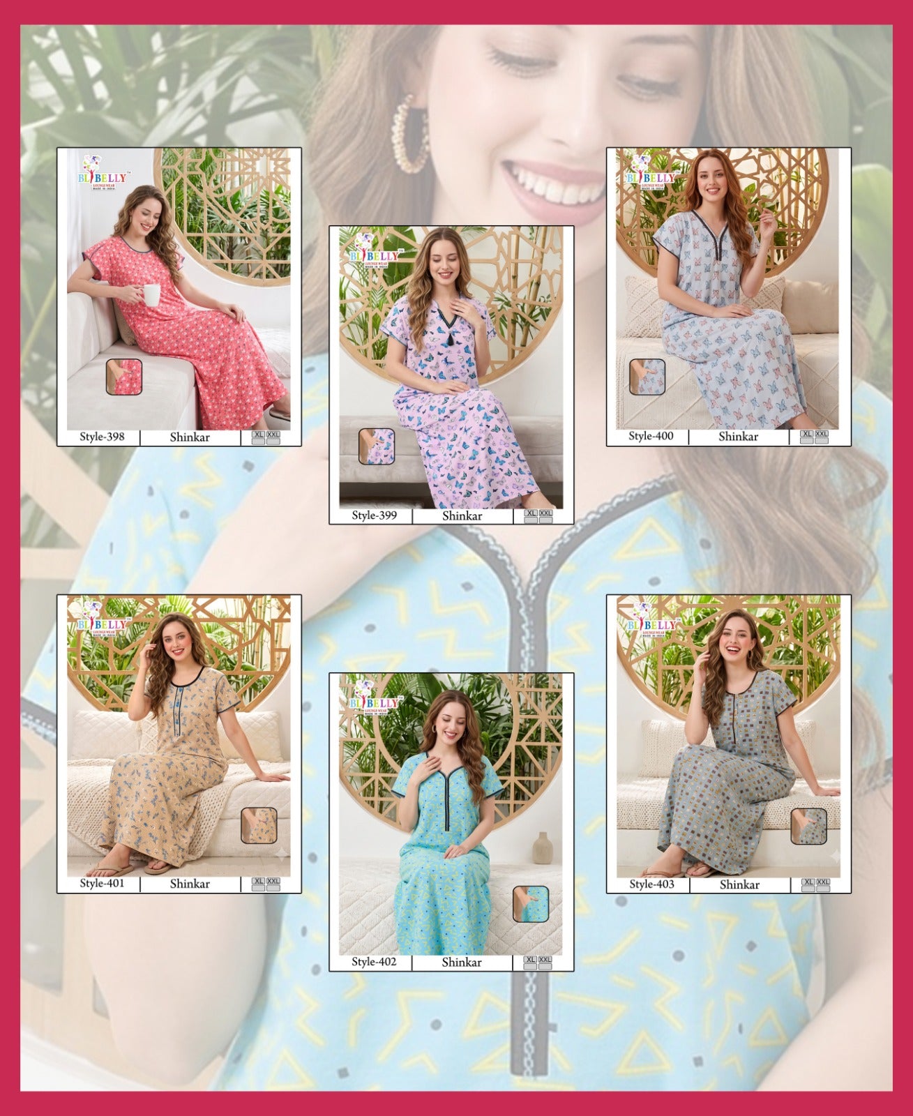 Vol 783 Belly Sinker Night Gowns Wholesaler