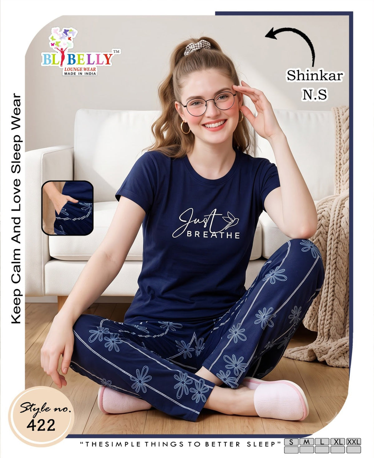 Vol 793 Belly Sinker Pyjama Night Suits Wholesale Rate