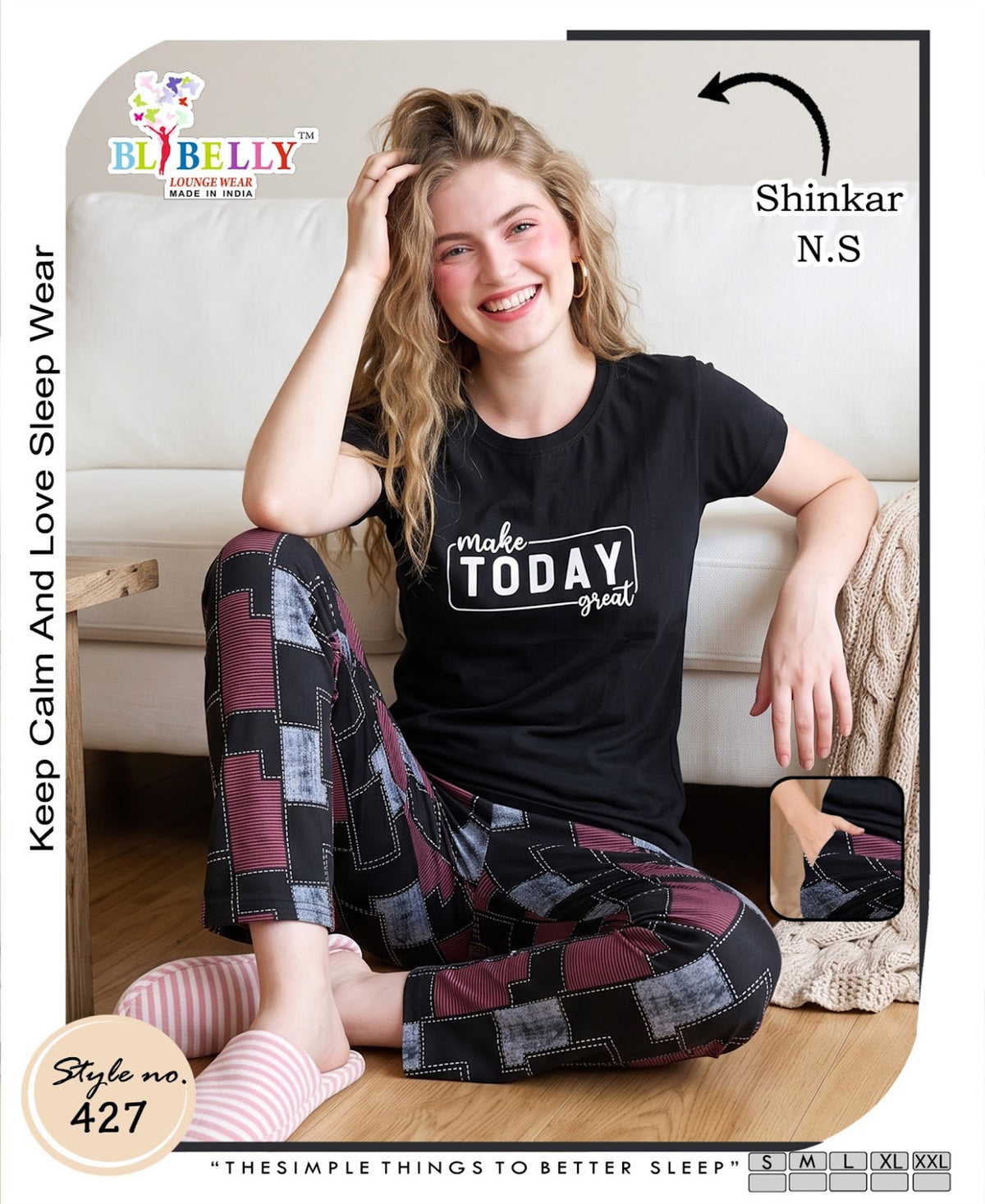 Vol 793 Belly Sinker Pyjama Night Suits Wholesale Rate