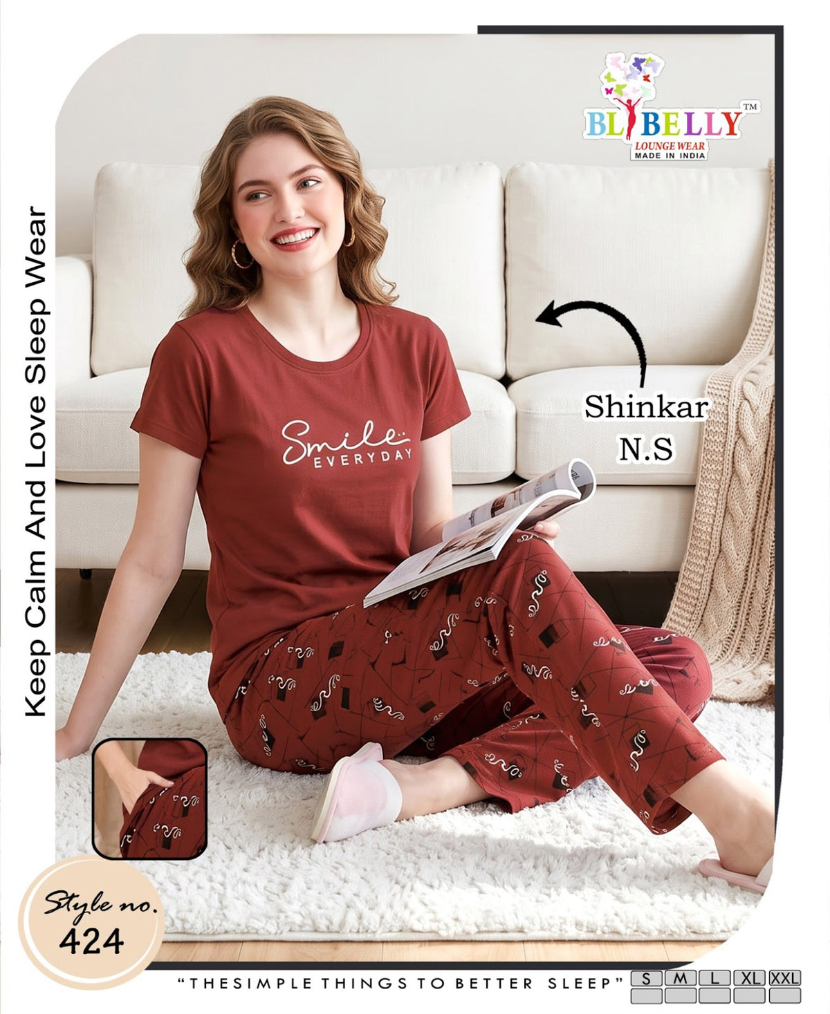 Vol 793 Belly Sinker Pyjama Night Suits Wholesale Rate
