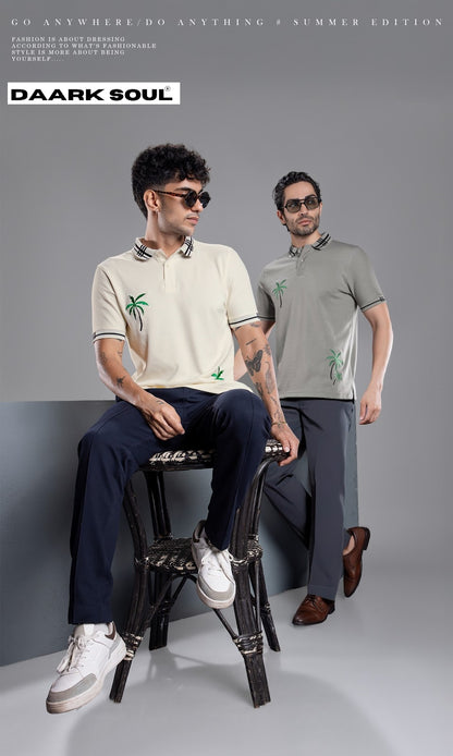Vol 79 Collar Style Daark Soul Interlock Mens Tshirts Exporter India