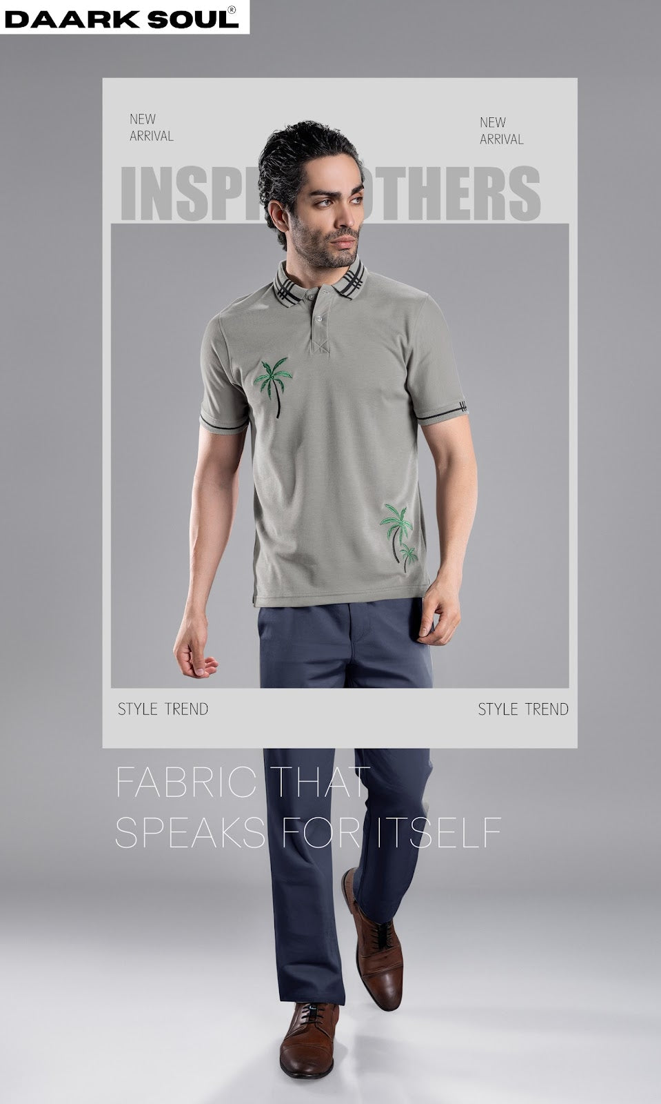 Vol 79 Collar Style Daark Soul Interlock Mens Tshirts Exporter India