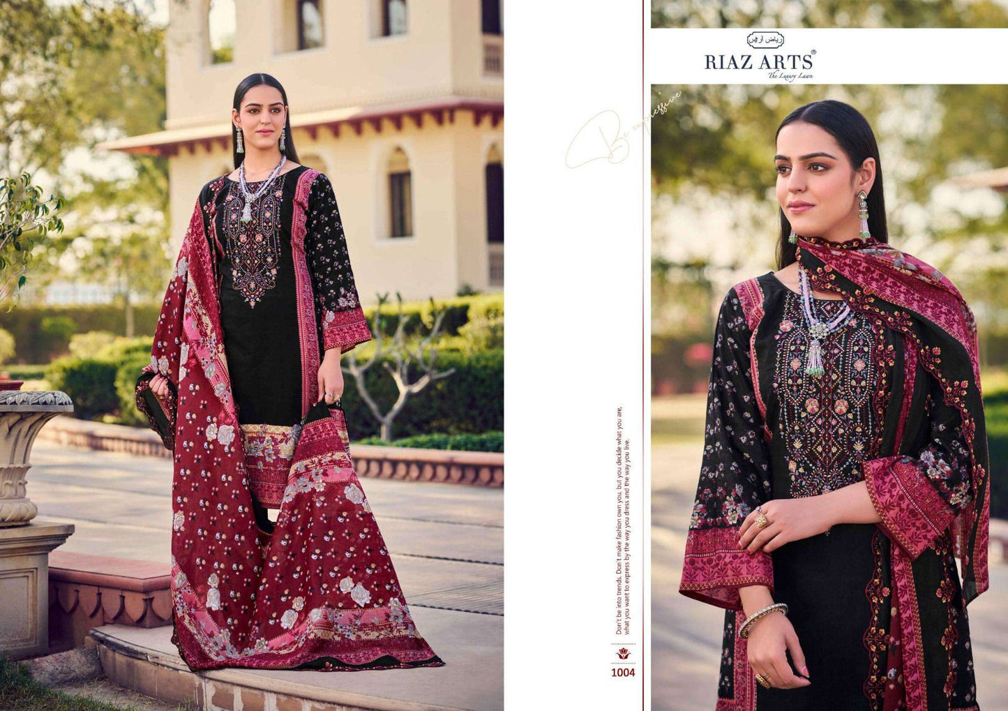 Vol 7 Bin Saeed Riaz Art Pure Cotton Karachi Salwar Suits Supplier Ahmedabad