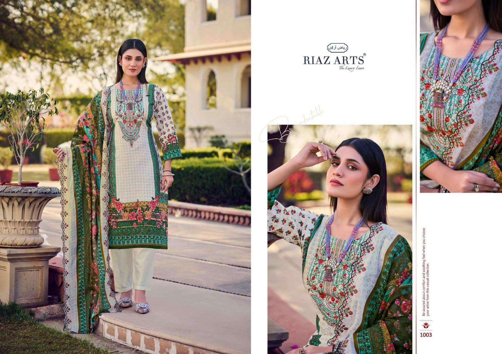 Vol 7 Bin Saeed Riaz Art Pure Cotton Karachi Salwar Suits Supplier Ahmedabad