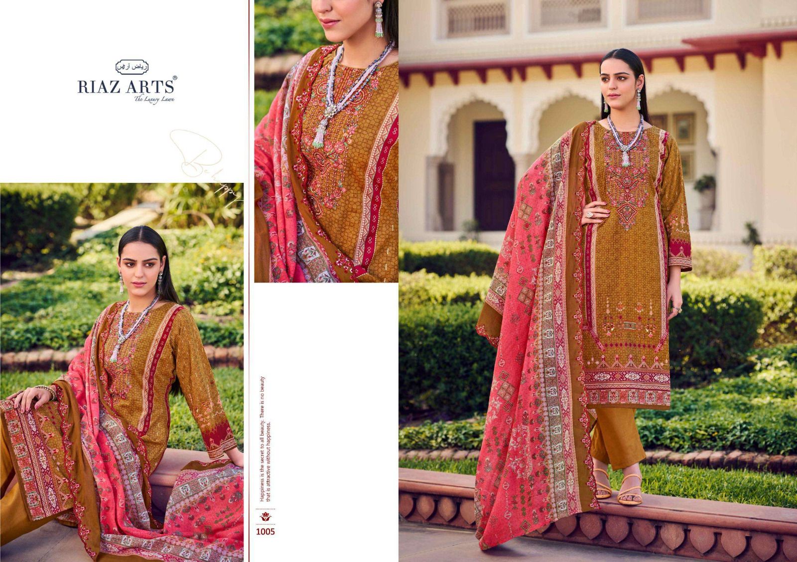 Vol 7 Bin Saeed Riaz Art Pure Cotton Karachi Salwar Suits Supplier Ahmedabad