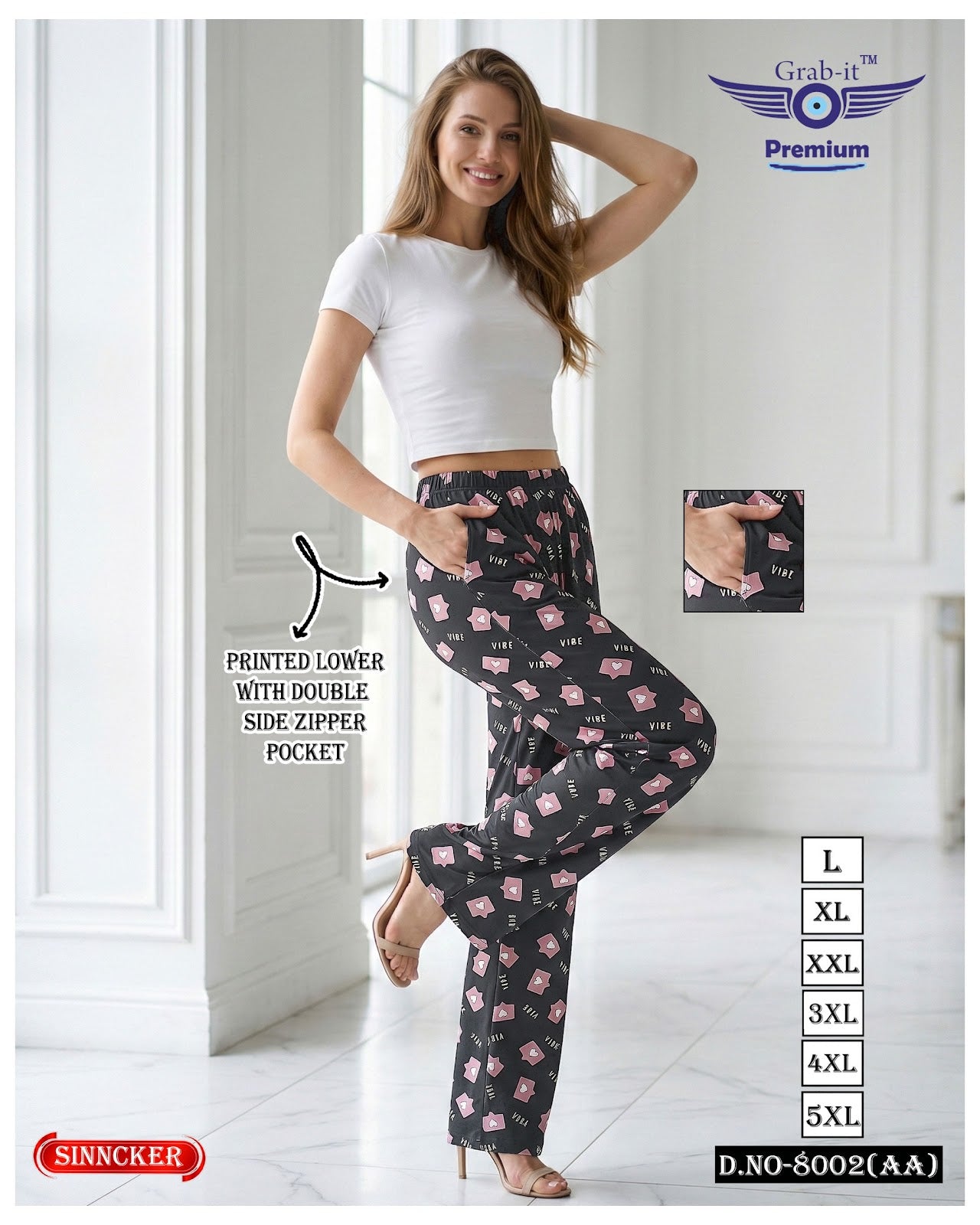 Vol 8002 Aa Grab It Sinker Women Night Lower Supplier Gujarat