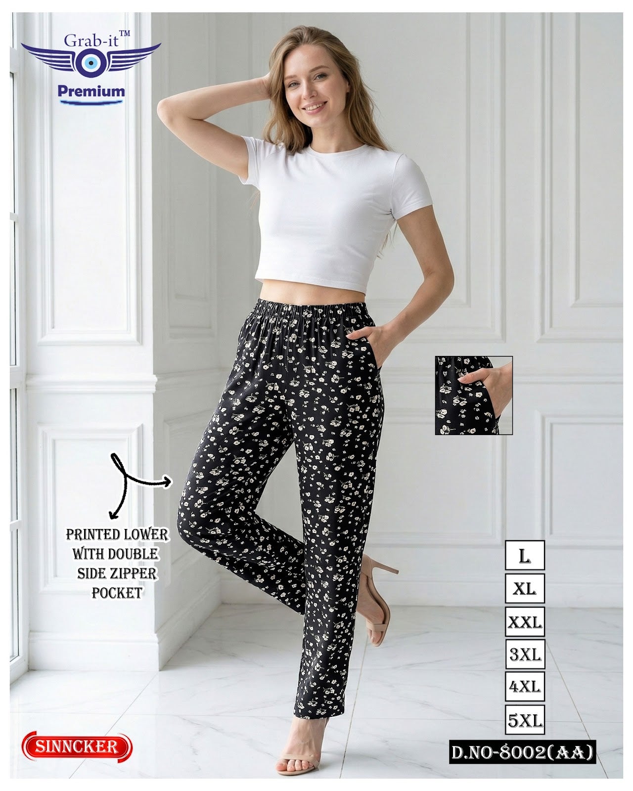 Vol 8002 Aa Grab It Sinker Women Night Lower Supplier Gujarat