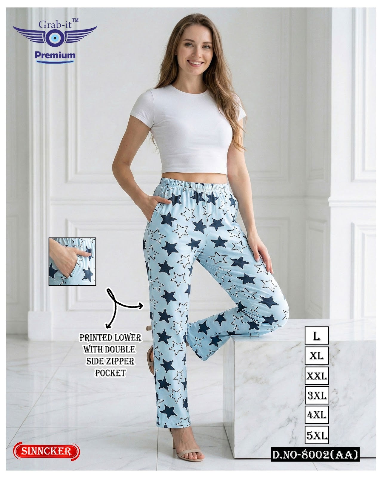 Vol 8002 Aa Grab It Sinker Women Night Lower Supplier Gujarat