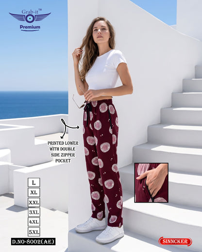 Vol 8002 Ae Printed Grab It Sinker Women Night Lower Supplier Gujarat