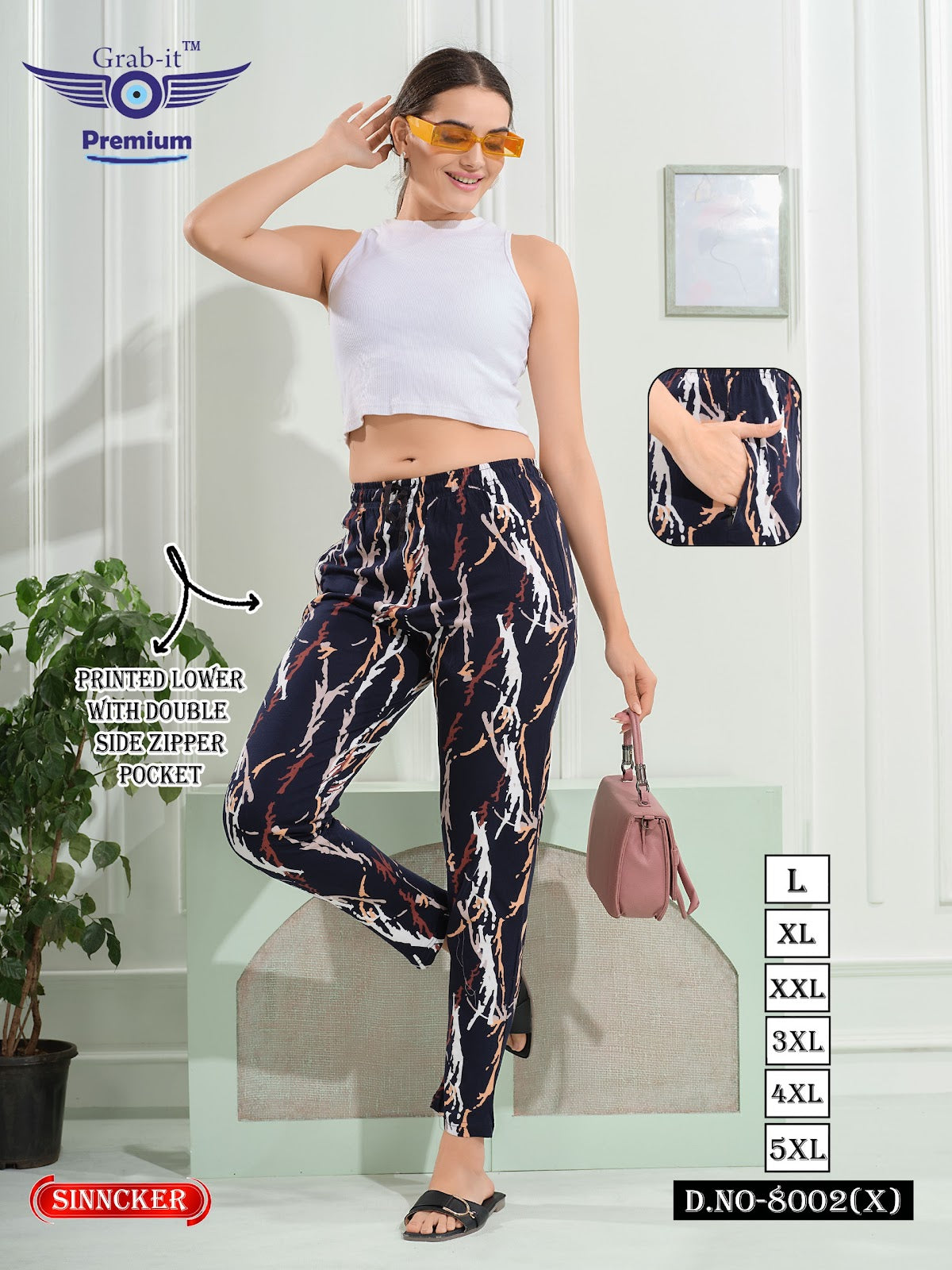 Vol 8002 X Printed Grab It Sinker Women Night Lower Wholesale Rate