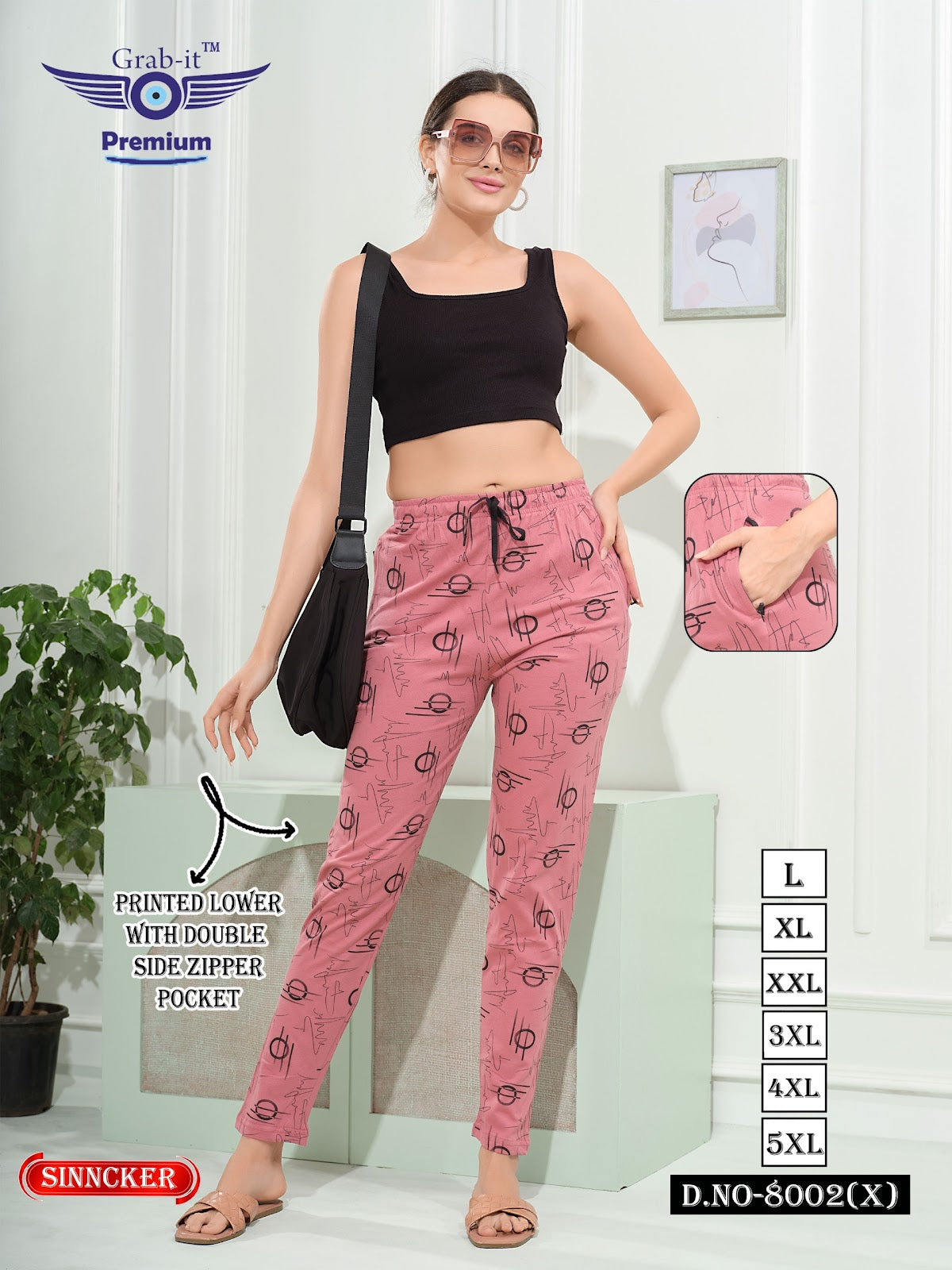 Vol 8002 X Printed Grab It Sinker Women Night Lower Wholesale Rate