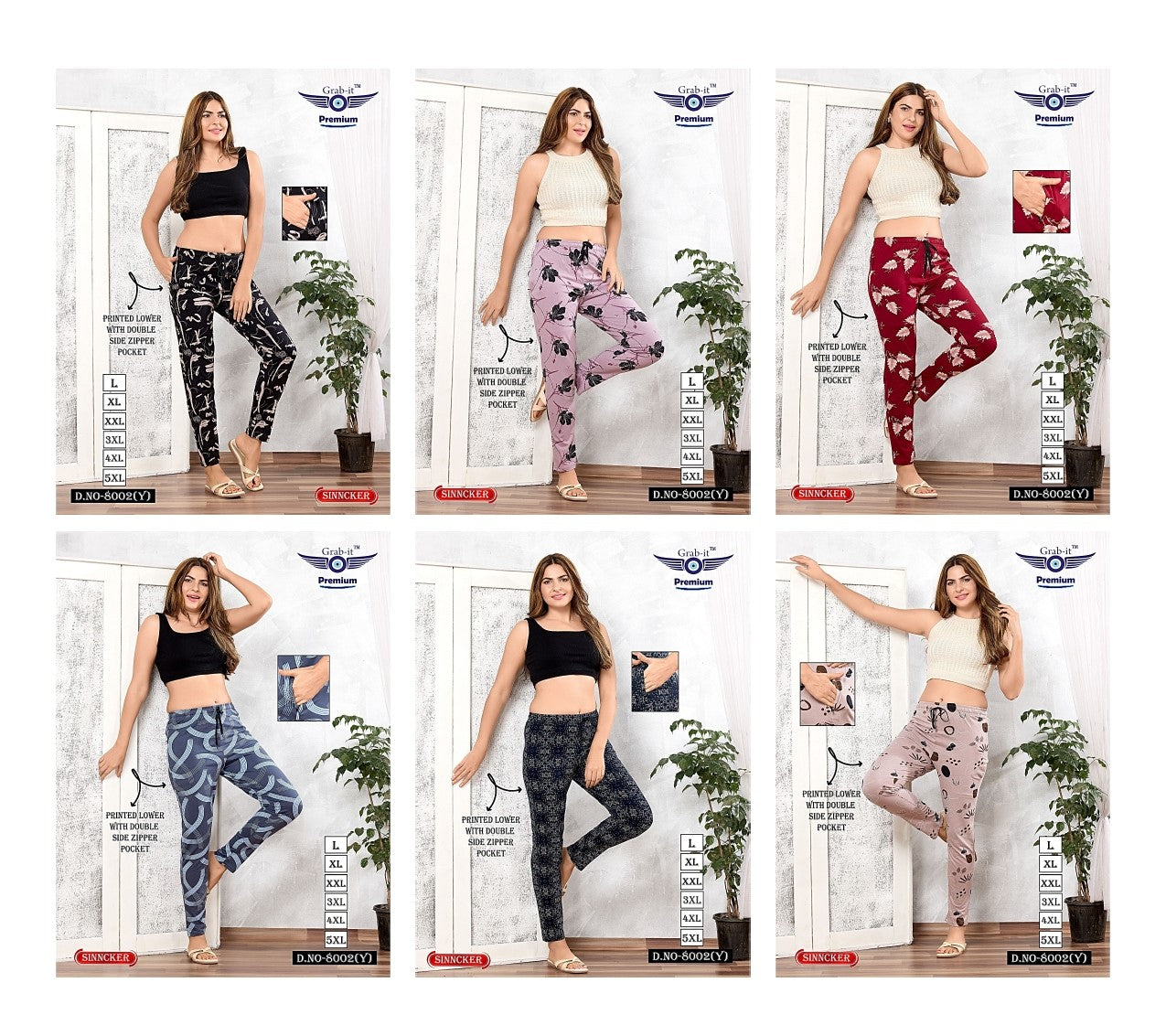 Vol 8002 Y Grab It Sinker Women Night Lower Exporter Gujarat