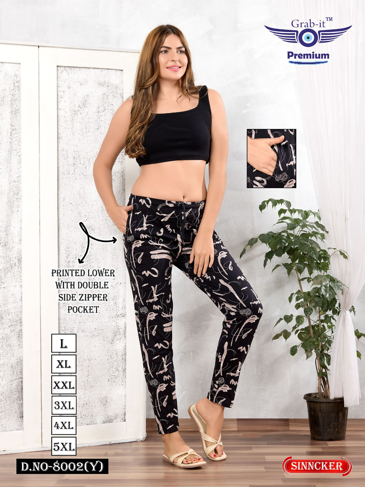 Vol 8002 Y Grab It Sinker Women Night Lower Exporter Gujarat